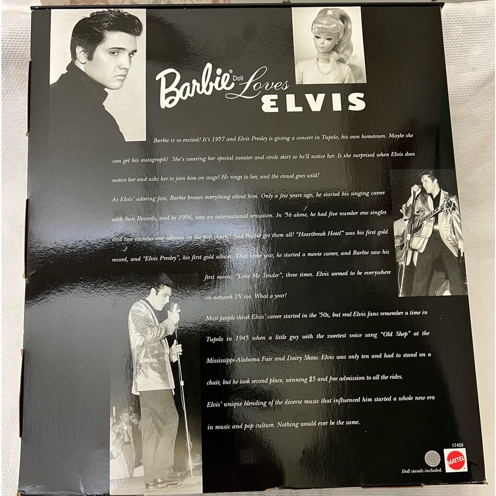 1996 Barbie Loves ELVIS Gift Set Beautiful Barbie & ELVIS NRFB NIB - Picture 6 of 11